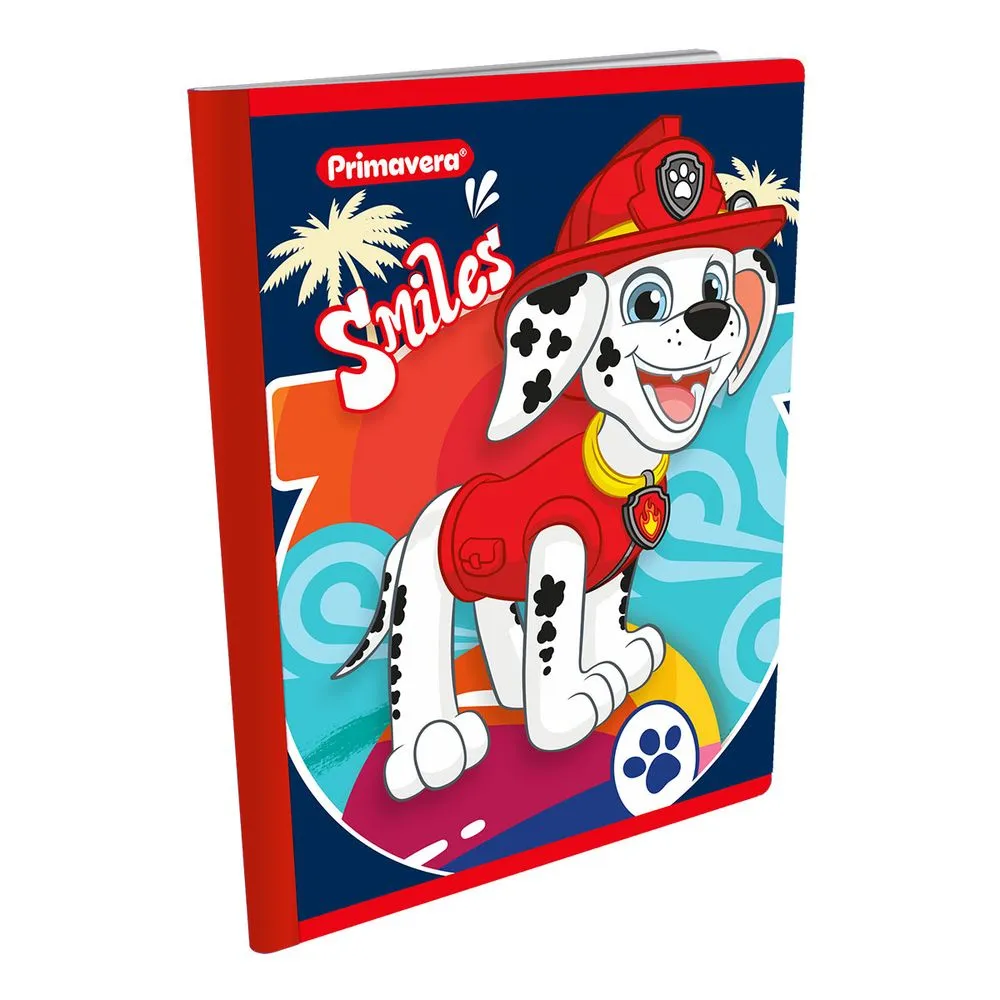 Cuaderno Paw Patrol, - 100 Hojas Rayado