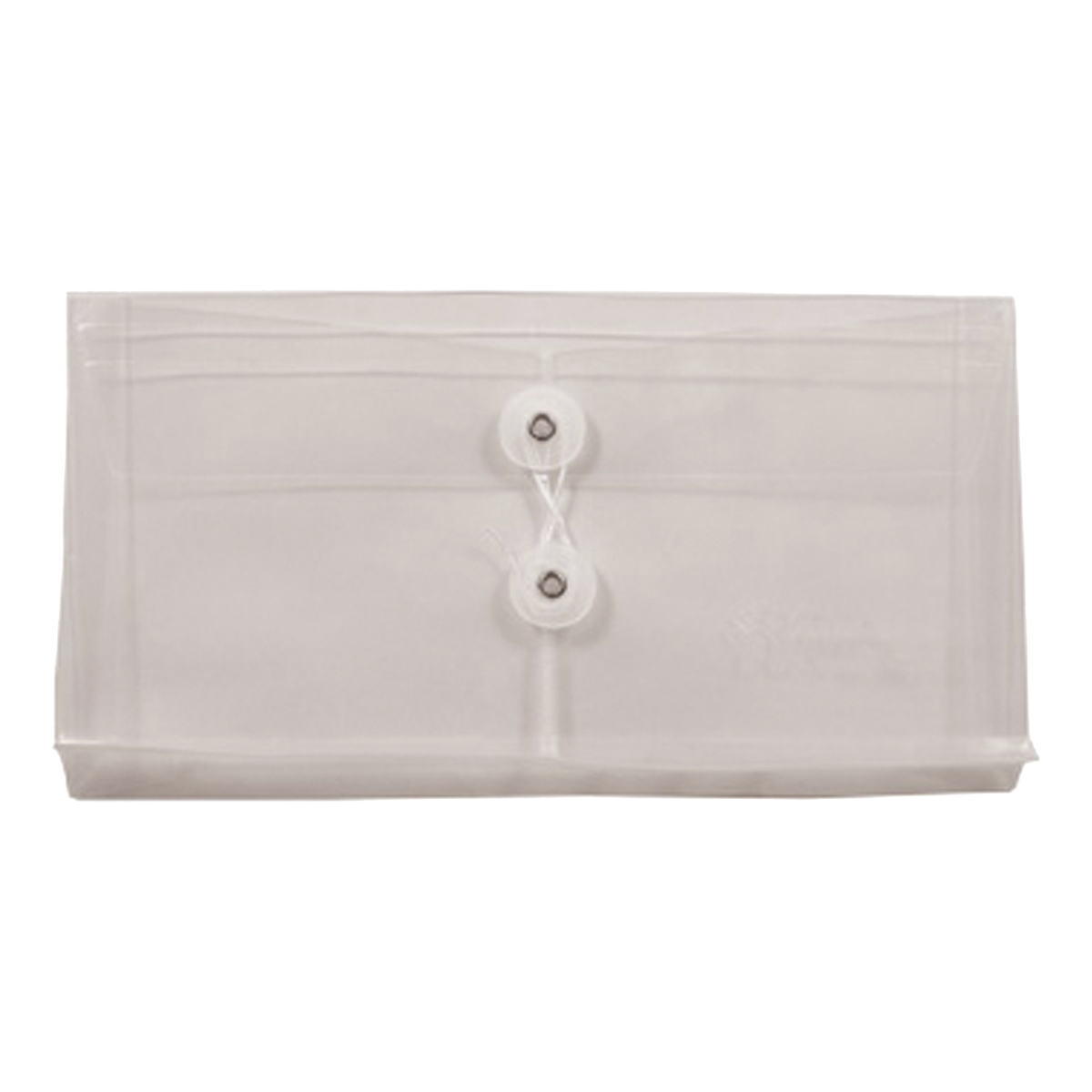 Sobre plastico horizontal 1/2 carta cierre de cuerda transparente Keepermate