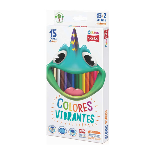 Colores SCRIBE - 15 Colores Vibrantes