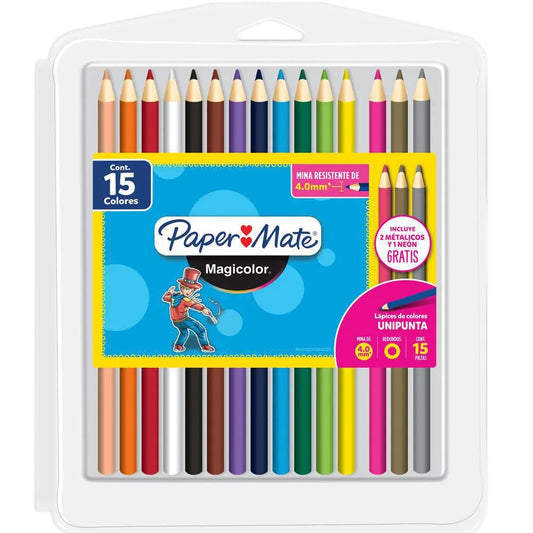 Colores Magicolor/Papermate 15 Unidades
