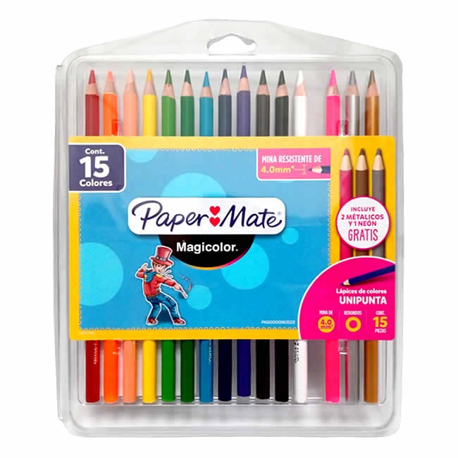 Colores Magicolor/Papermate 15 Unidades