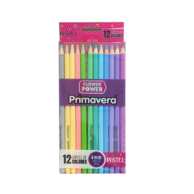 Colores Primavera Tonos Pastel x 12 Unidades