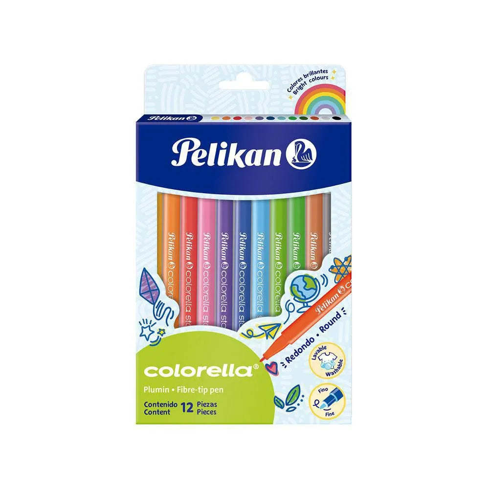 Plumones colorella star x12 Pelikan