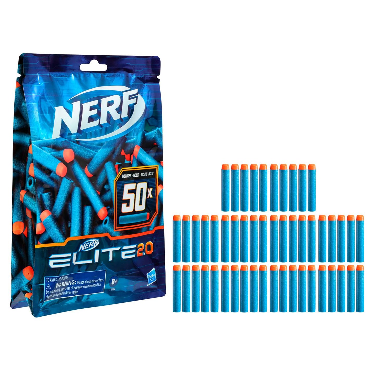 Repuesto 50 Dardos para Lanzador Nerf Elite 2.0