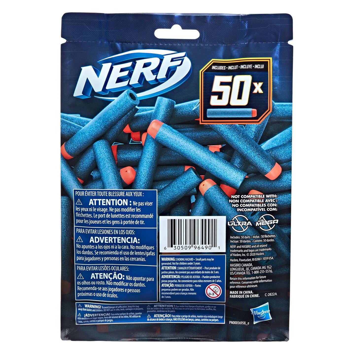 Repuesto 50 Dardos para Lanzador Nerf Elite 2.0
