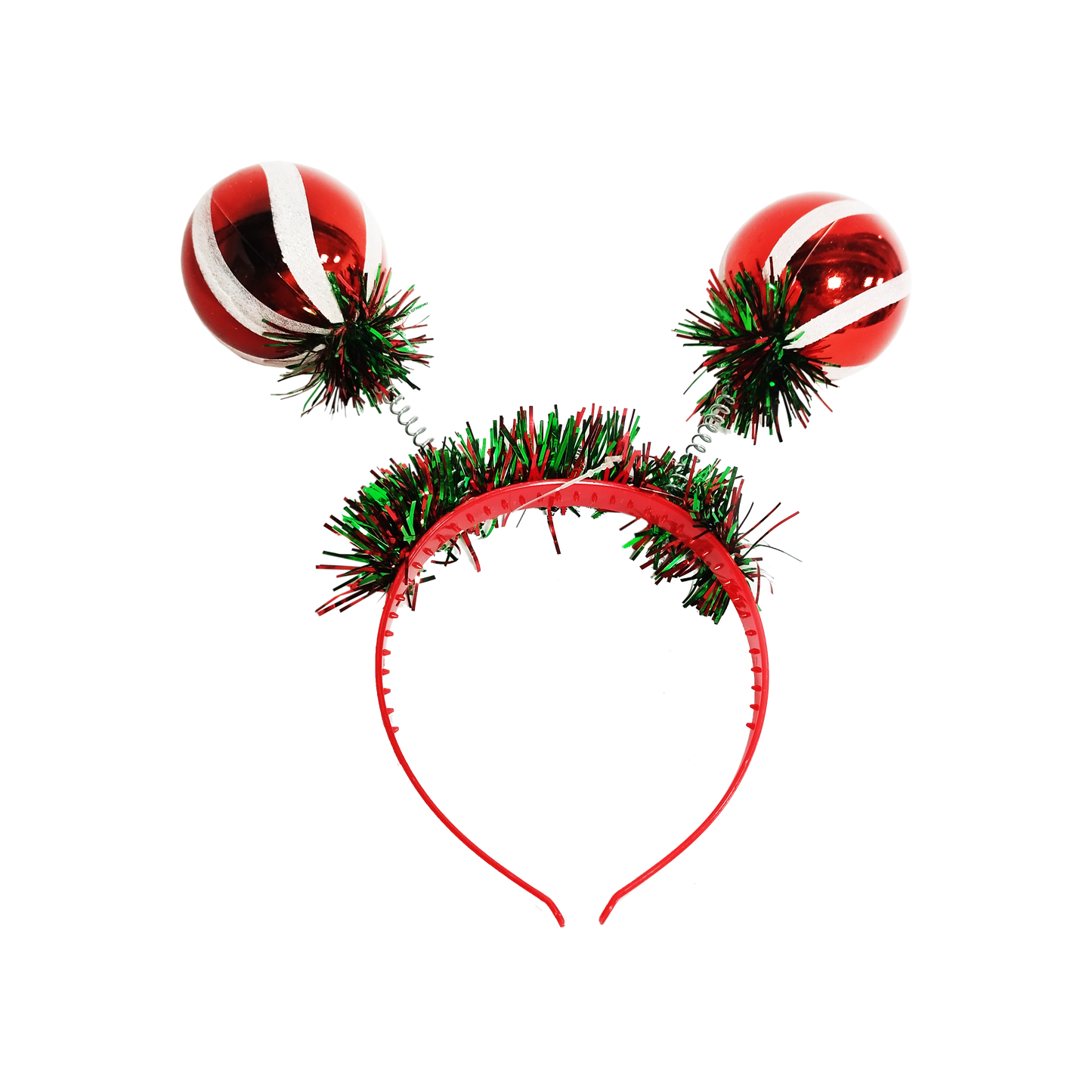 Vincha bolas de navidad