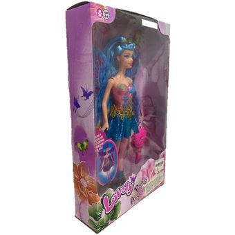 Muñeca tipo Barbie - Hada Mariposa - Lovely