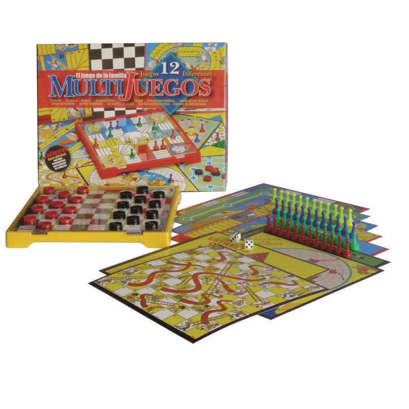Multijuegos en Familia, Set 12 juegos de Mesa