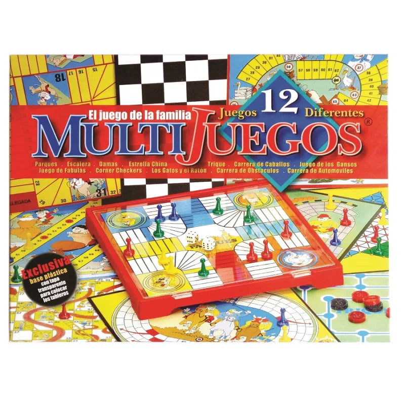 Multijuegos en Familia, Set 12 juegos de Mesa