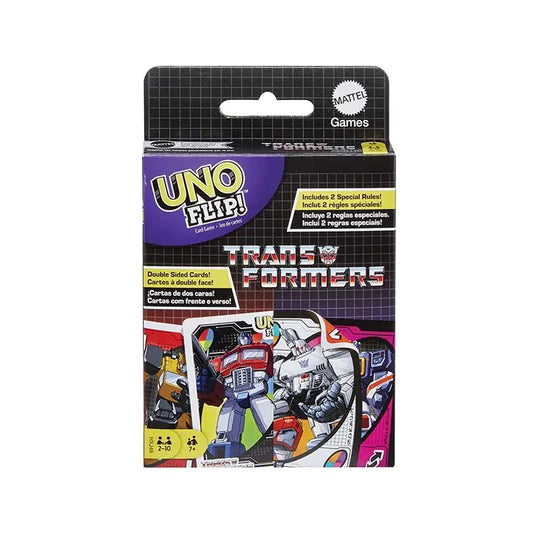UNO FLIP, Edición Transformers - Mattel