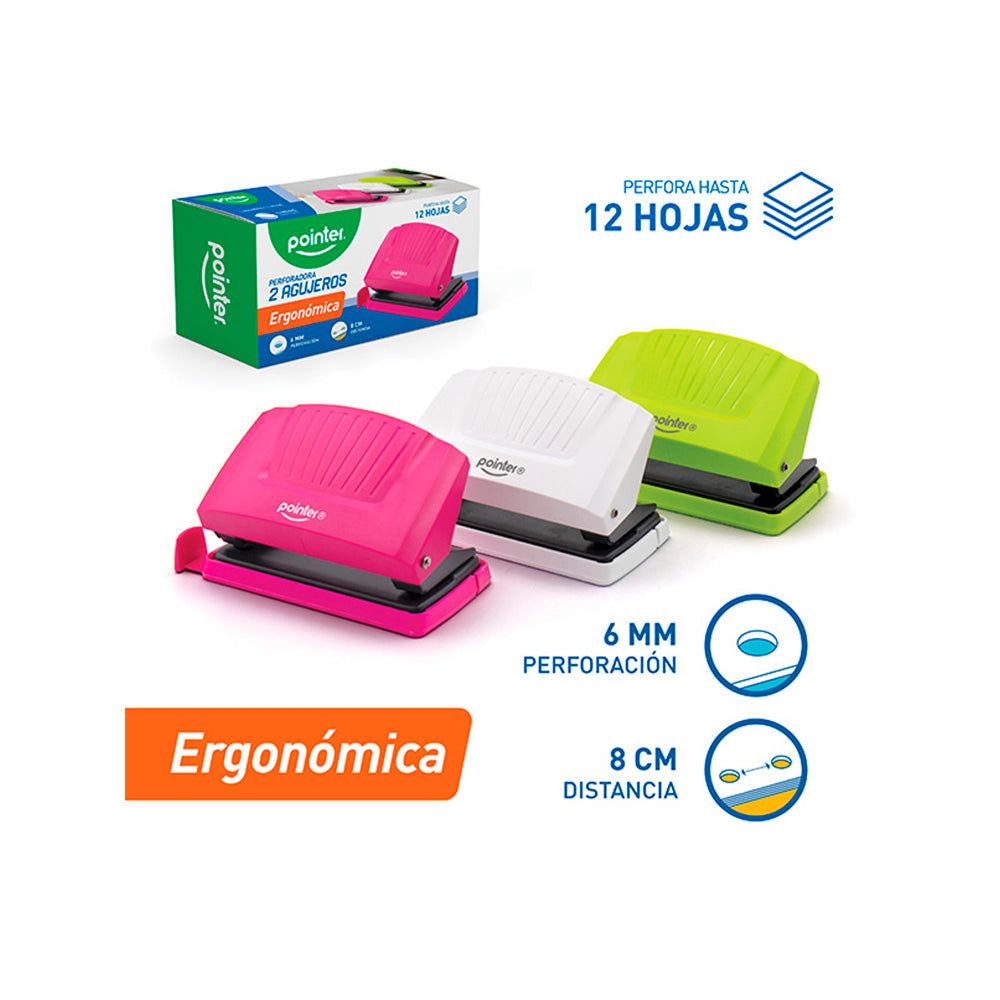 Perforadora 2 orificios - Pointer