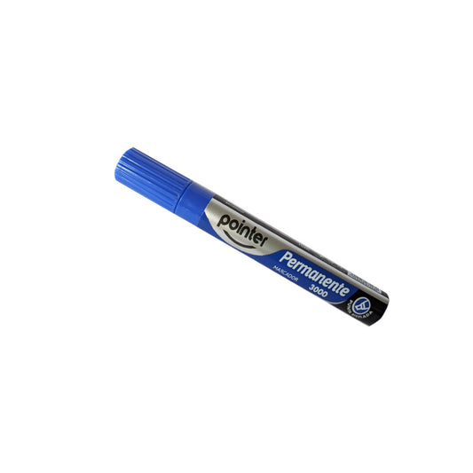 Marcador Permanente Azul - Pointer 3000