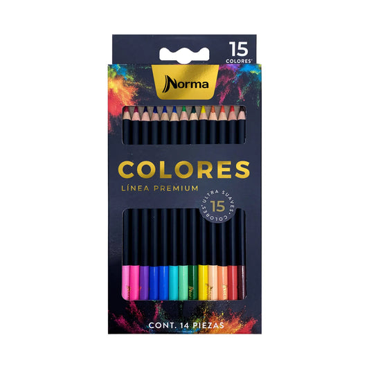 Colores Norma Linea Premium x 15