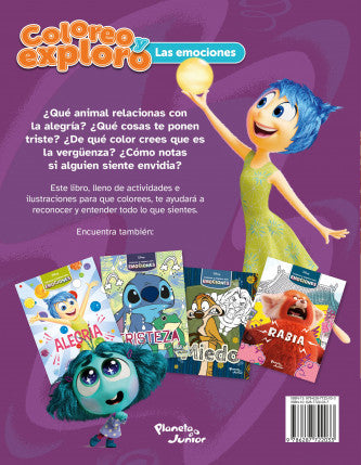 COLOREO Y EXPLORO, INTENSAMENTE / Para colorear
