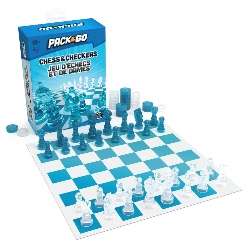 Ajedrez y Damas - Pack & Go