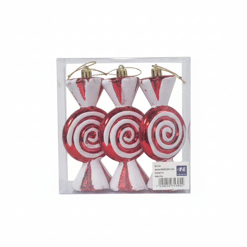 Set Dulces Navideños Decorativos x3