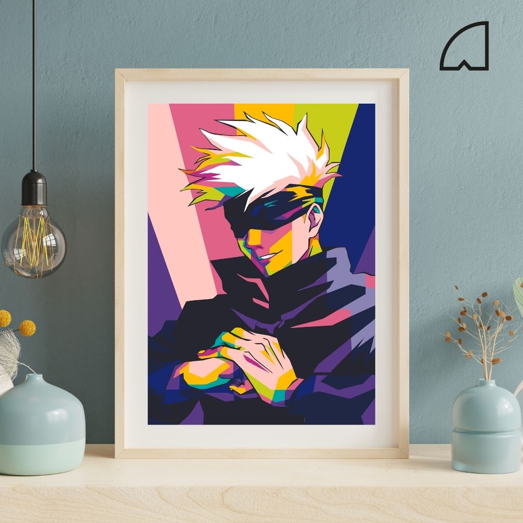 ART-BOX / Gojo Satoru 40x50 - Kit pinta por números