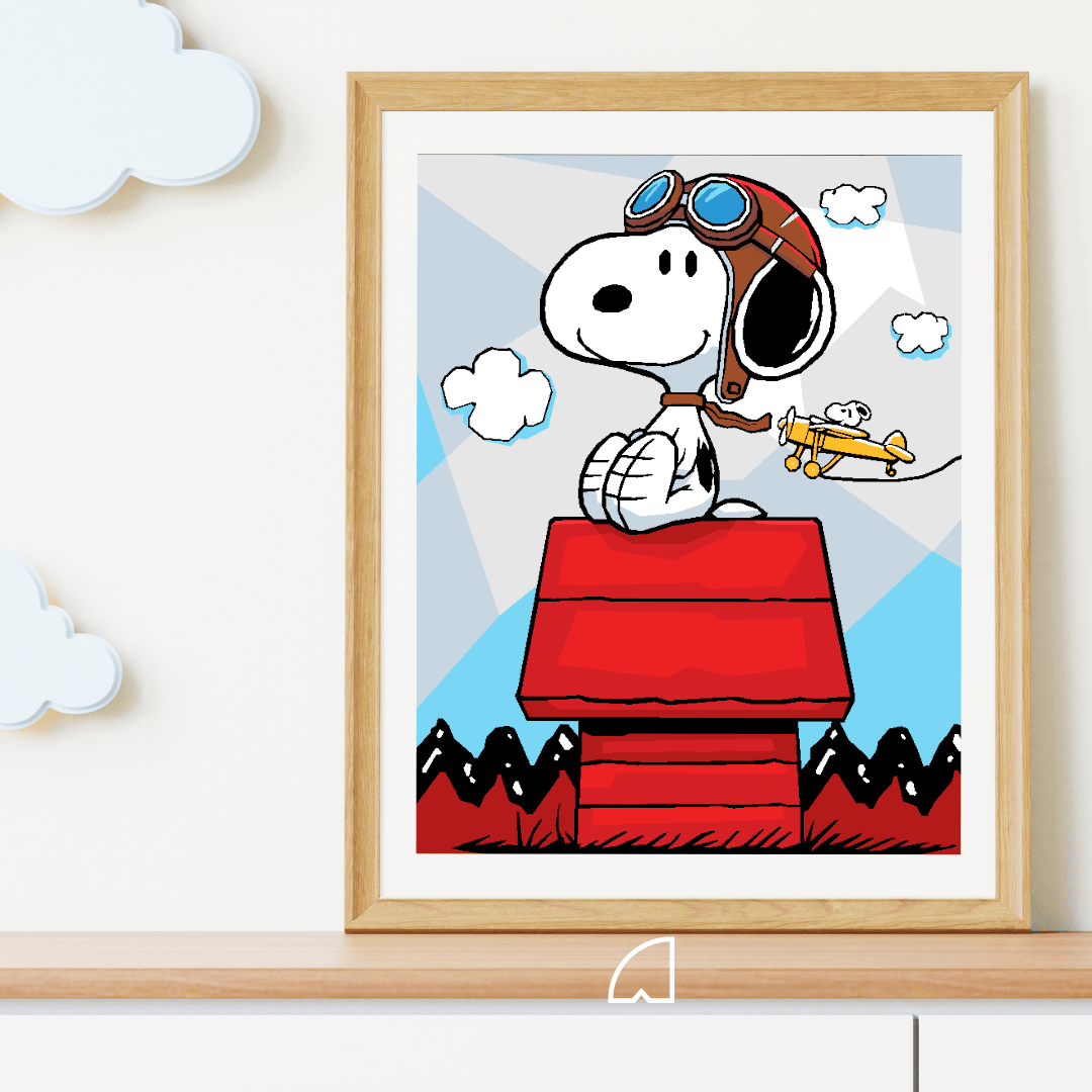 ART-BOX / Snoopy 30x24 - Kit pinta por números