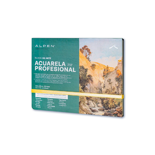 Block de Arte, Acuarela Profesional - Alpen