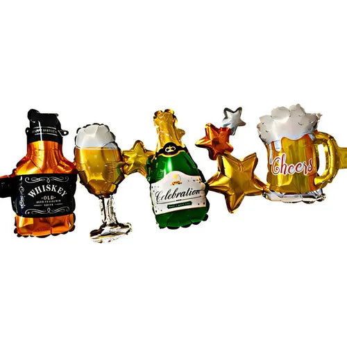 GLOBO FOIL SET ALCOHOL - 96x33cm