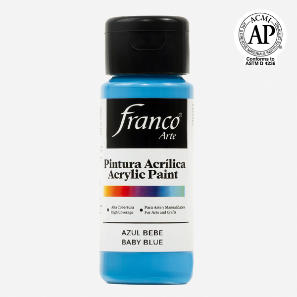 Acrílico frio Franco Arte 60cc Todos los Colores