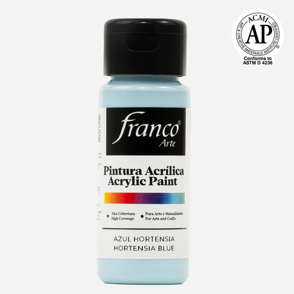 Acrílico frio Franco Arte 60cc Todos los Colores