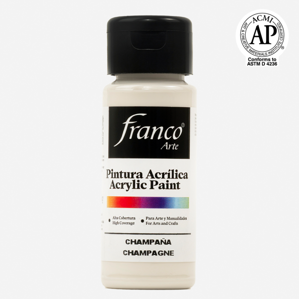 Acrílico frio Franco Arte 60cc Todos los Colores
