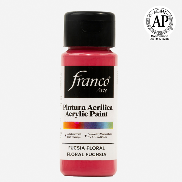 Acrílico frio Franco Arte 60cc Todos los Colores