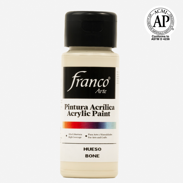 Acrílico frio Franco Arte 60cc Todos los Colores
