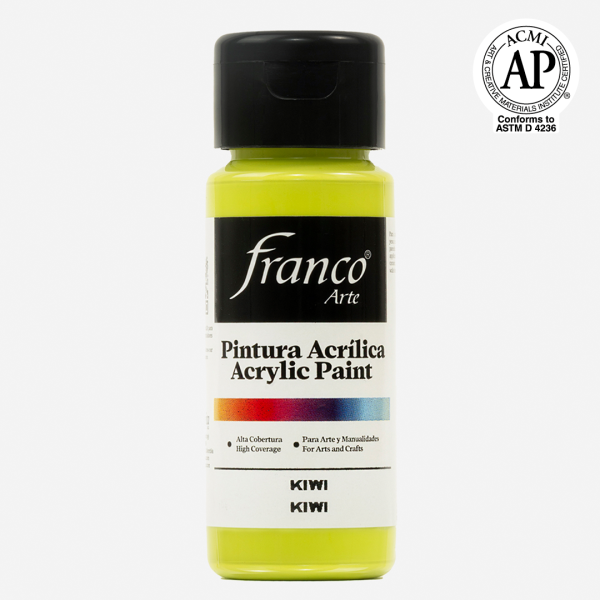 Acrílico frio Franco Arte 60cc Todos los Colores