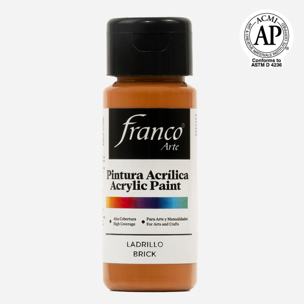 Acrílico frio Franco Arte 60cc Todos los Colores
