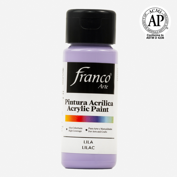 Acrílico frio Franco Arte 60cc Todos los Colores