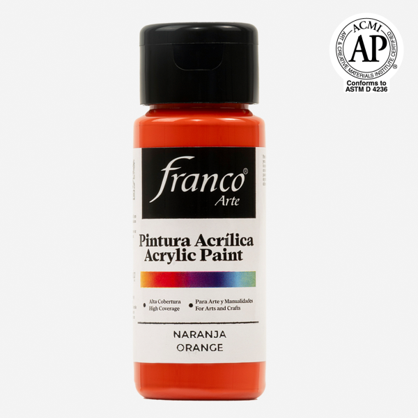 Acrílico frio Franco Arte 60cc Todos los Colores