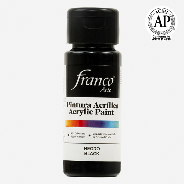 Acrílico frio Franco Arte 60cc Todos los Colores