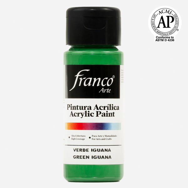 Acrílico frio Franco Arte 60cc Todos los Colores