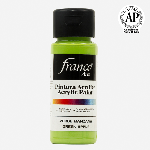 Acrílico frio Franco Arte 60cc Todos los Colores