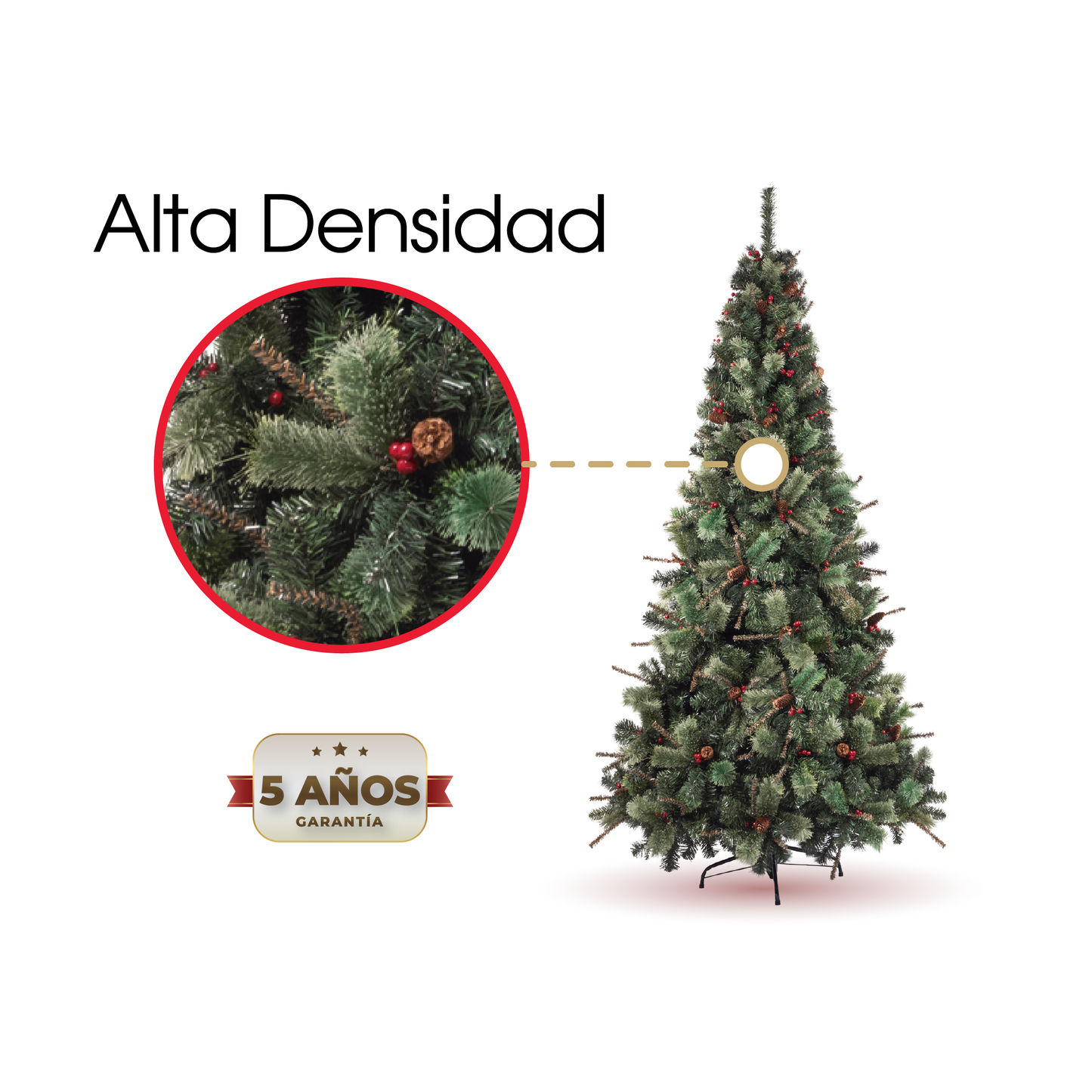 Árbol de Navidad, Pino Otoño Verde - 2.30mts