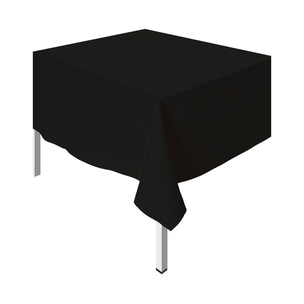 Mantel plástico rectangular negro Sempertex