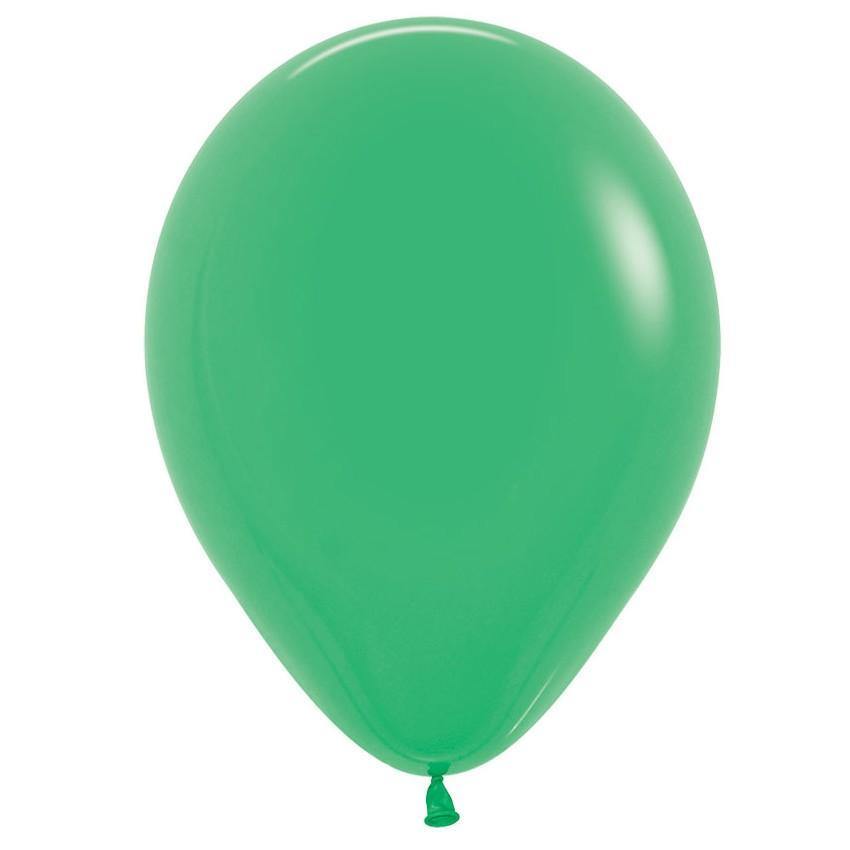Globos r12 x12 fashions verde Sempertex