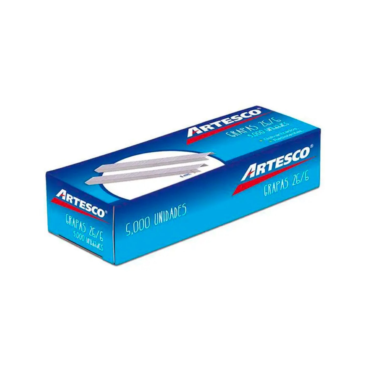 Grapas galvanizadas 26/6 Artesco