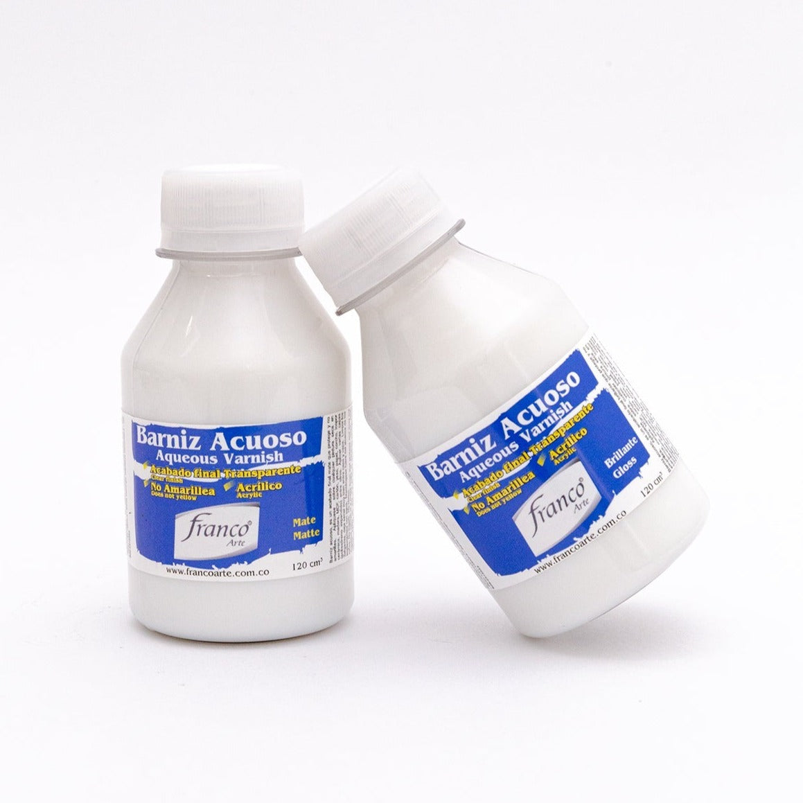 Barniz liquido acuoso brillante 120ml - Franco Arte