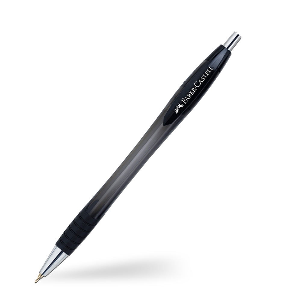 Bolígrafo prime retráctil negro Faber-Castell