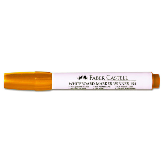 Marcador grueso borrable winner 154 naranja Faber-Castell