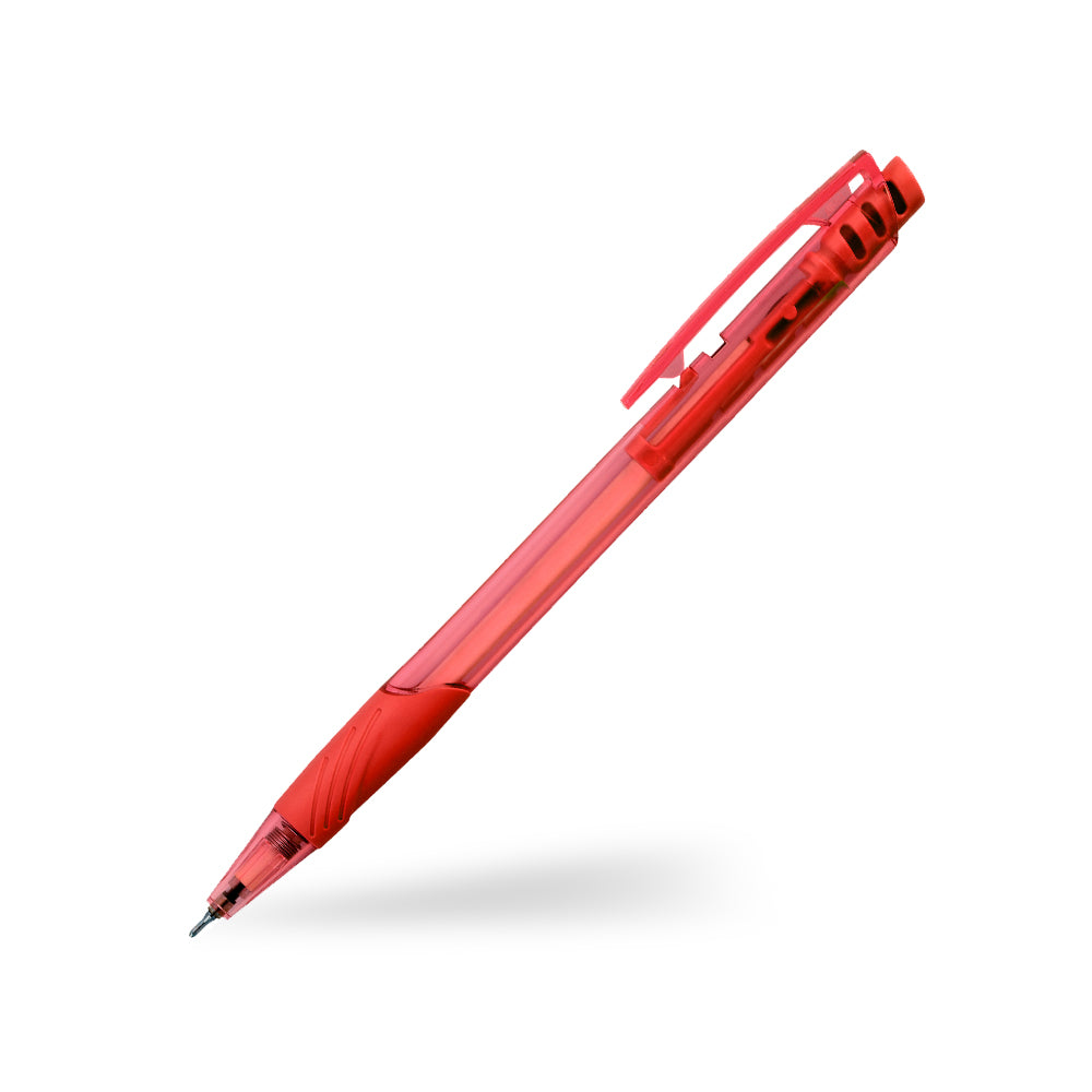Bolígrafo job retráctil rojo Faber-Castell