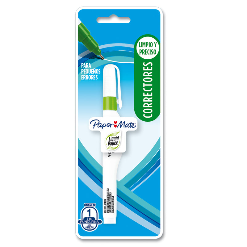 Corrector blanco Lápiz 7ml Paper Mate