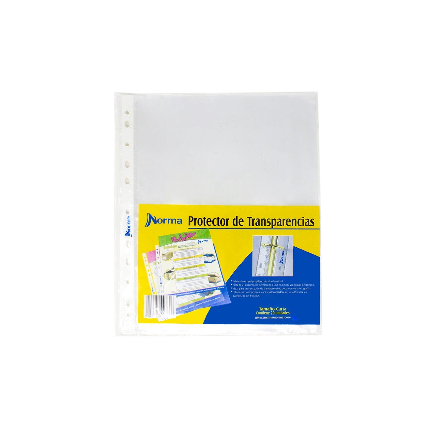protector acetato bolsillo carta x20 Norma