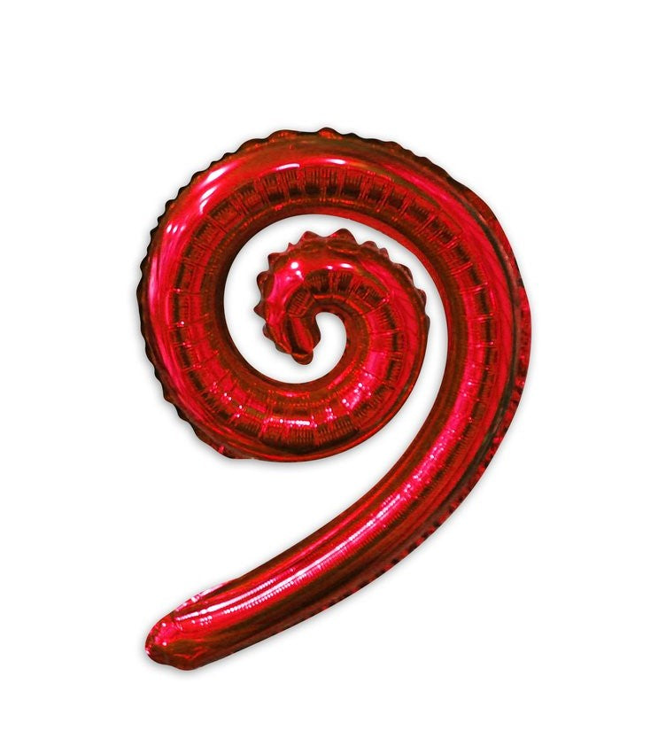 Globo metalizado espiral 43x30 sl-b053