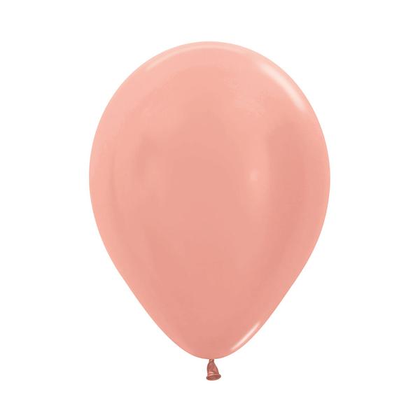 Globos r12 x12 estándar coral Rumatex
