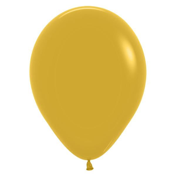 Globos r12 x12 estándar mostaza Rumatex