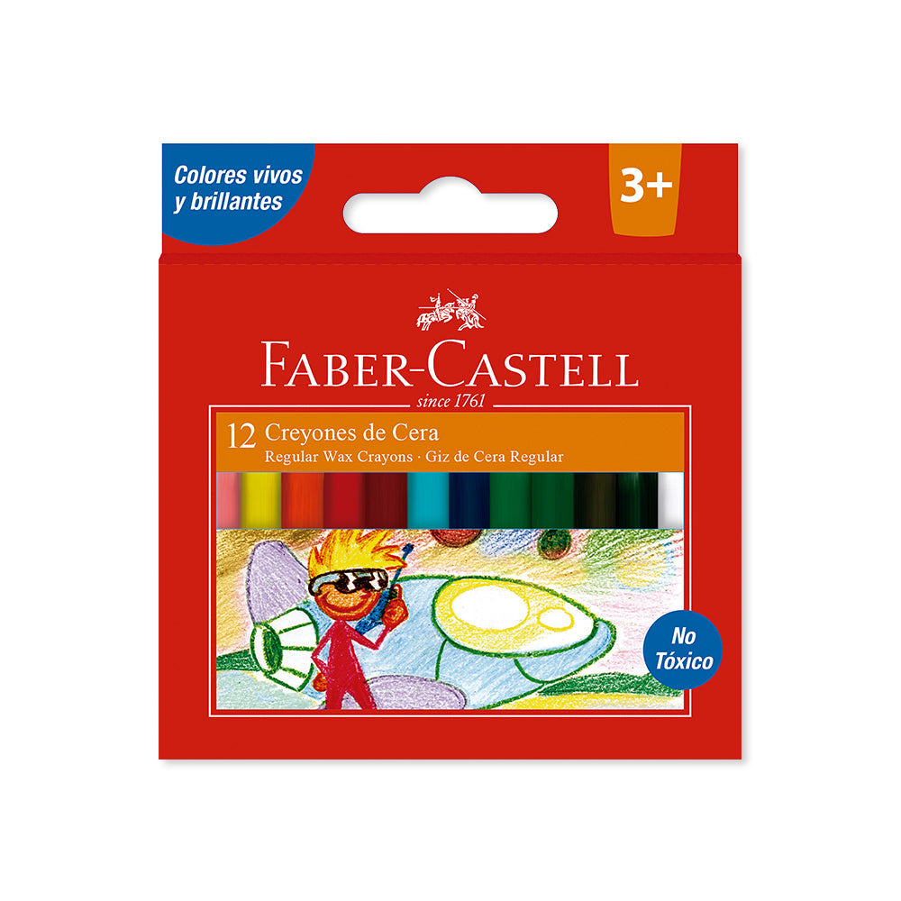 creyones de cera x12 Faber-Castell
